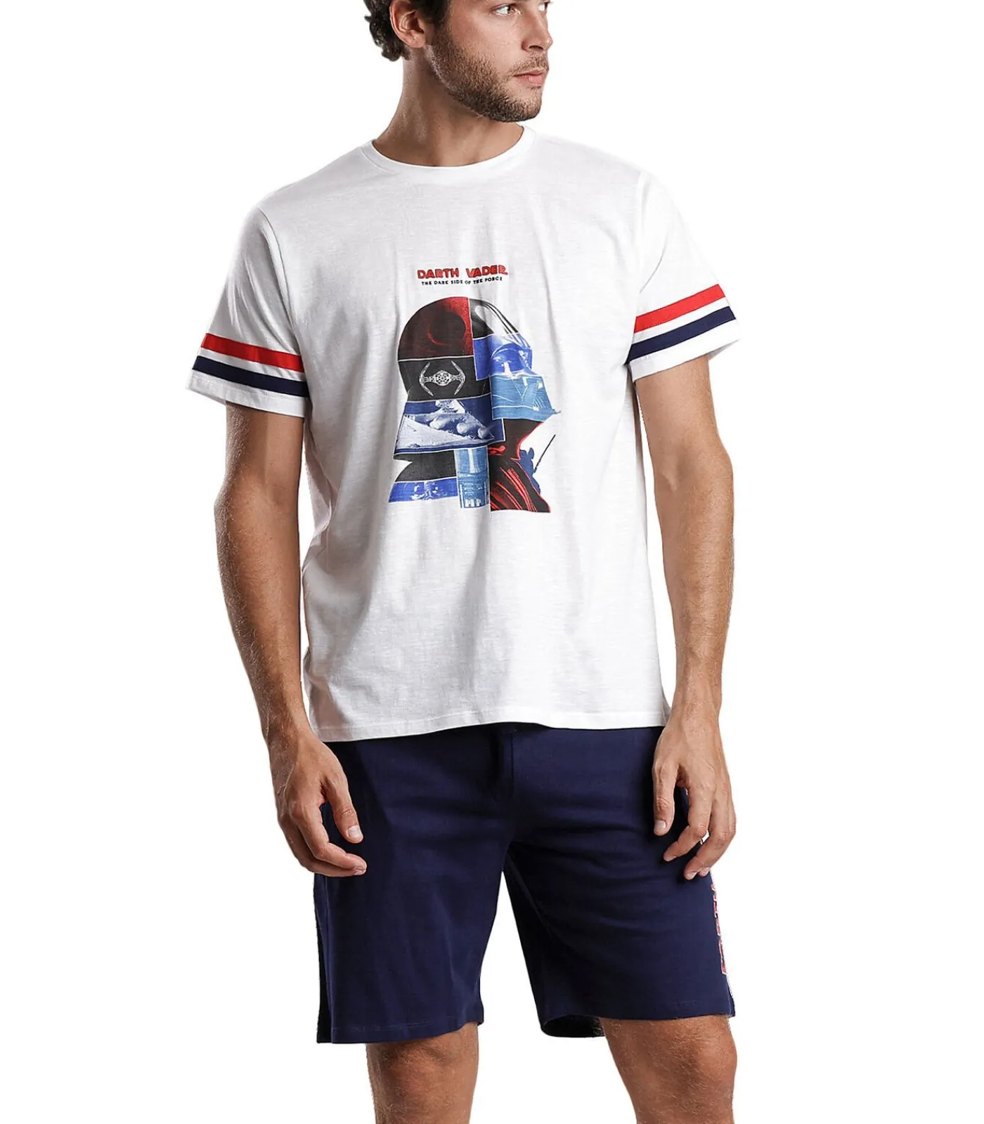 Outlet Pyjamashort t-shirt Vader Star Wars Heren Pyjama's