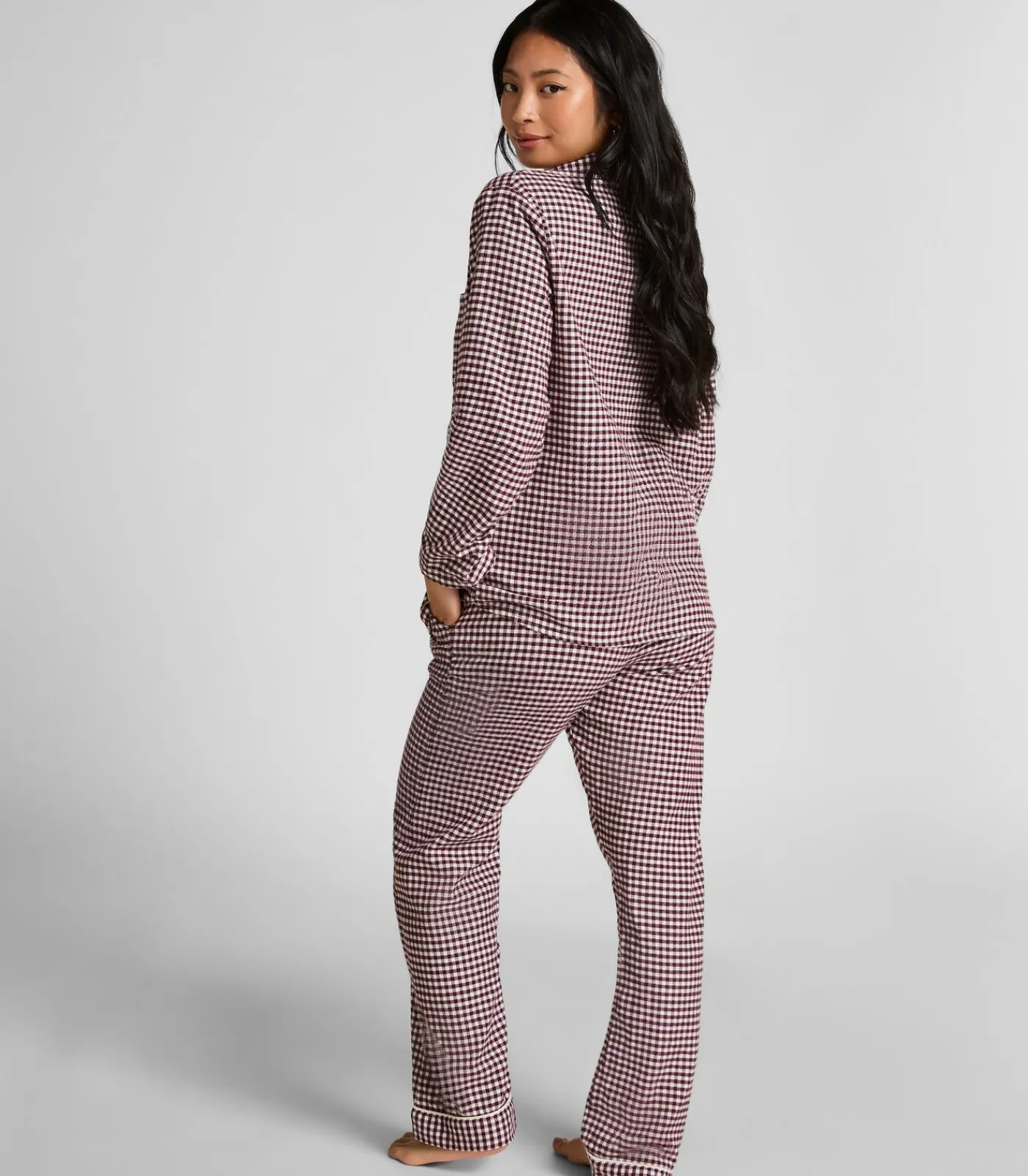 Pyjamatop Flanel Essentials DAMES Nachtmode