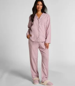 DAMES Hunkemöller Pyjamatop Flanel Essentials