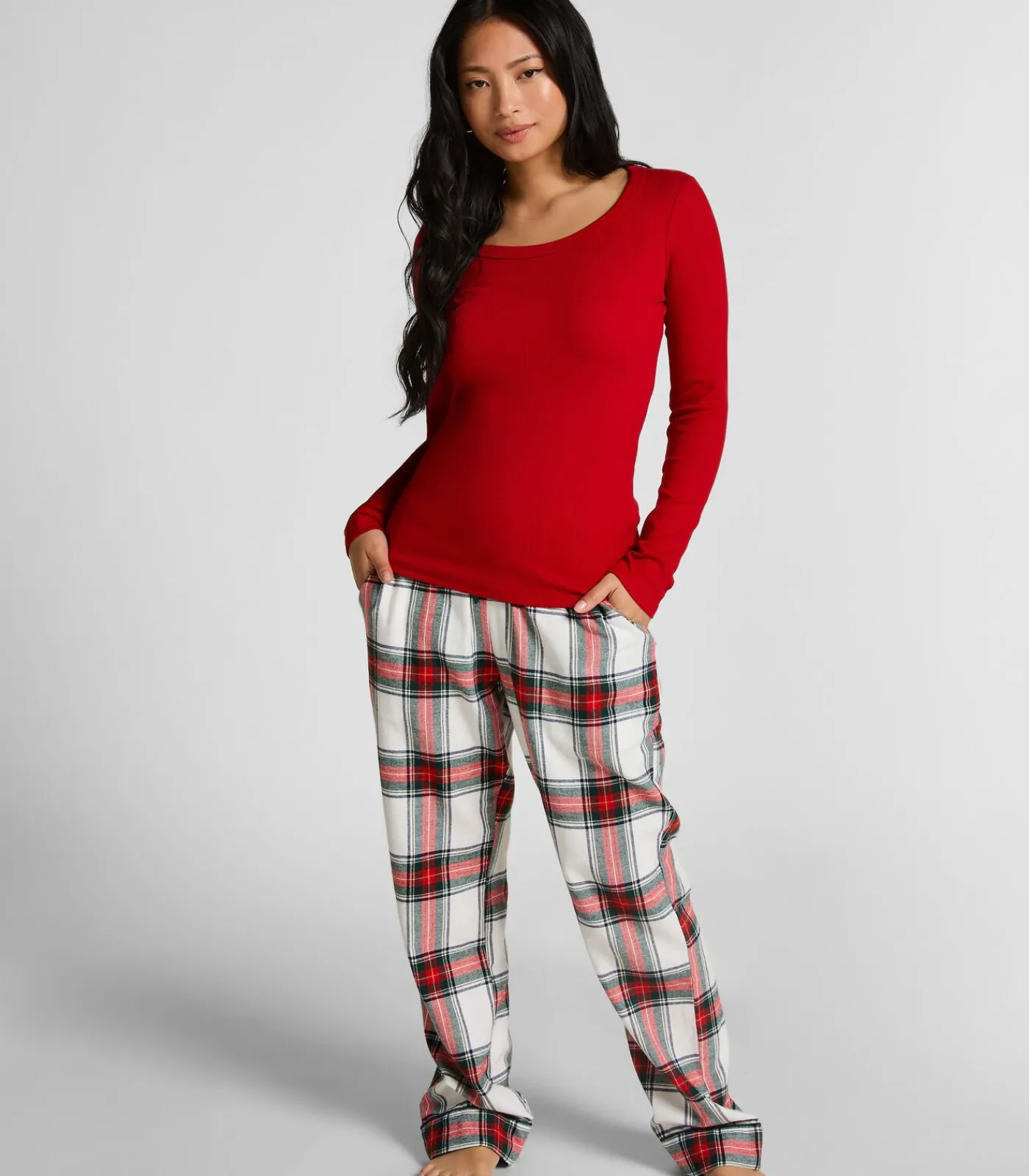 DAMES Hunkemöller Pyjamatop Katoen