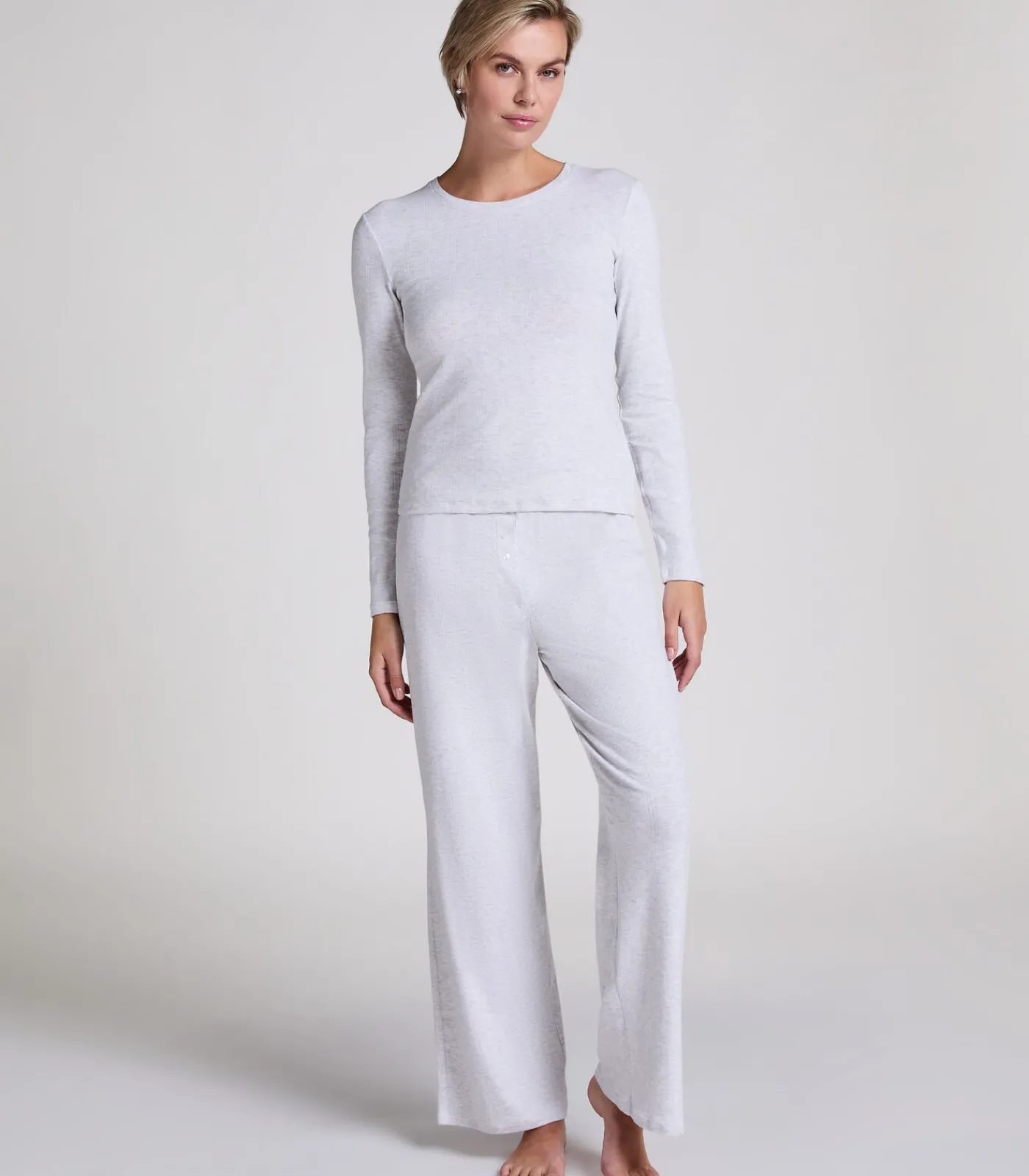 Sale Pyjamatop Pointelle DAMES Nachtmode