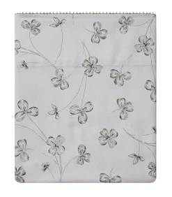 Online Quatre Feuilles - Laken in katoen satijn met print 270x300cm Lakens