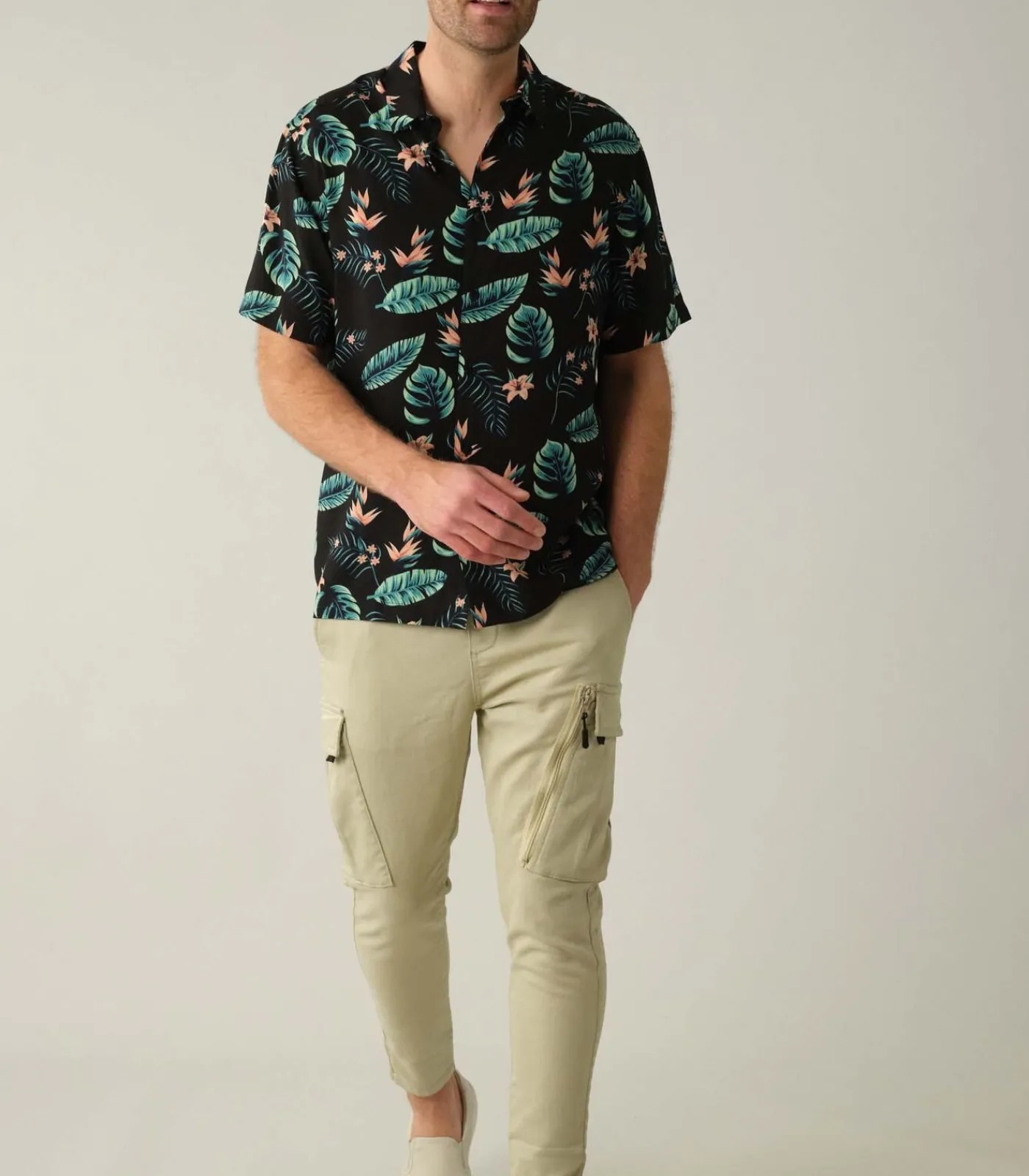 Heren Deeluxe QUATRO - Quatro cargo pocket-jeans voor heren