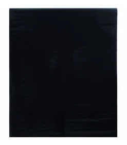 vidaXL Raamfolie statisch matzwart 45x500 cm PVC