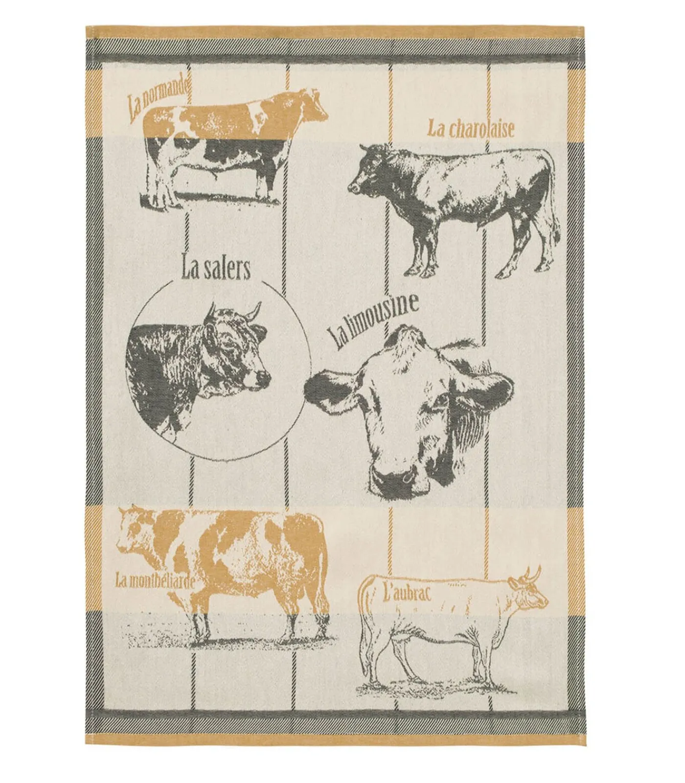 Coucke Races bovines - Tafellinnen Theedoek