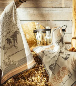 Coucke Races bovines - Tafellinnen Theedoek