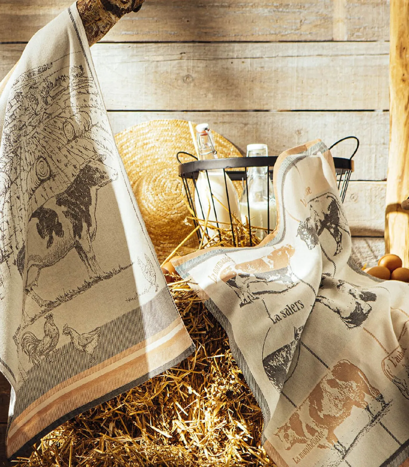 Coucke Races bovines - Tafellinnen Theedoek