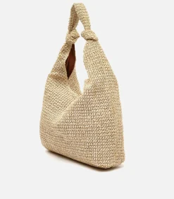 Misako Raffia tas Vrouw Pologi