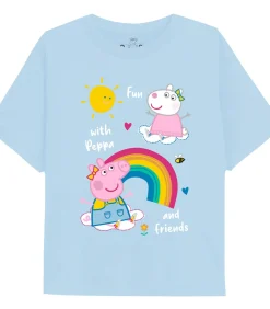 Outlet RAINBOWS & FRIENDS - T-shirt - Blauw Kinderen Tops