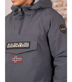 Heren NAPAPIJRI Rainforest winter - dark grey solid
