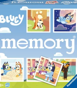 Kinderen Ravensburger Bluey memory kaartspel - klassiek geheugenspel voor kinderen