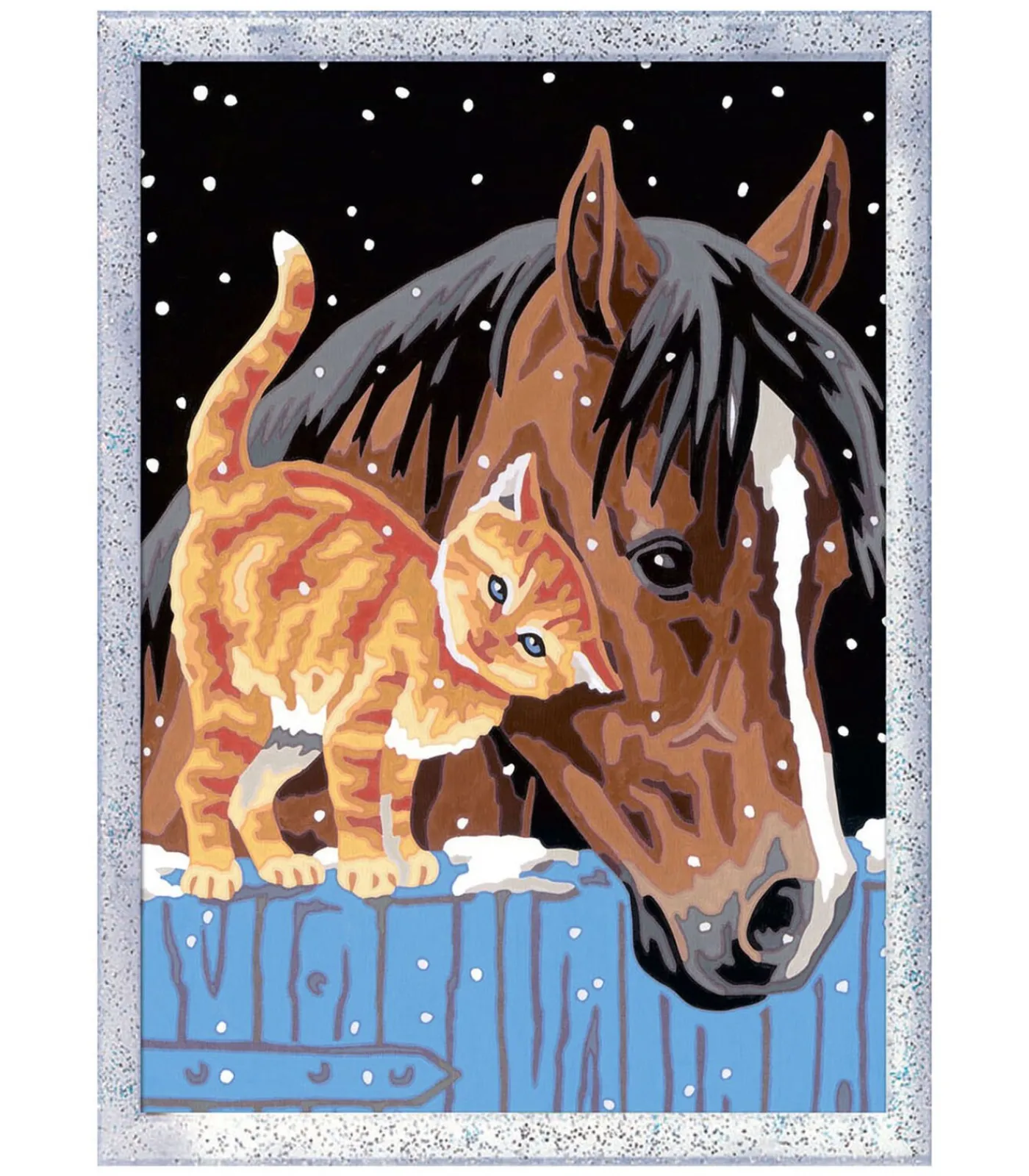 New schilderen op nummer - CreArt Vrienden in de Stal dierenpakket Kinderen Speelgoed