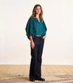 New Raw bootcut jeans van organisch katoen DAMES Jeans