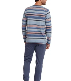 Rayas Vespa Pyjama outfit broek top lange mouwen Style Heren Pyjama's