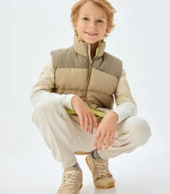 Discount Rechte kraag Gerecycled polyester Weste Anorak Kinderen Sportkledij