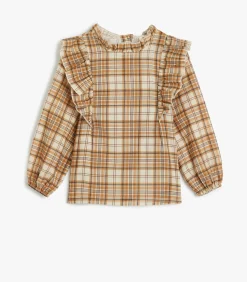 Rechte kraag Lange mouw Overhemd Kinderen Tops