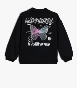 Clearance Rechte kraag Met drukwerk Sweatshirt Kinderen Truien & Cardigans