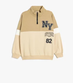 Hot Rechte kraag Met kleurblokken Sweatshirt Kinderen Truien & Vesten