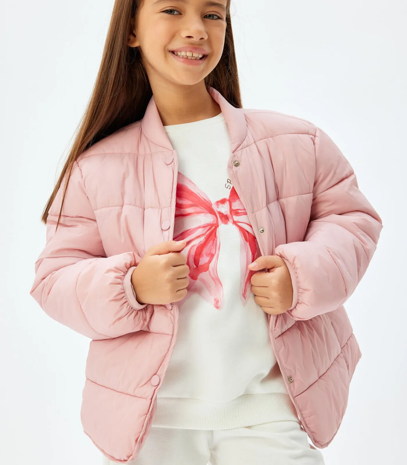 Hot Rechte kraag Puffer Jack Anorak Kinderen Jassen