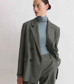 DAMES Marc O'Polo Rechte krijtstreep blazer