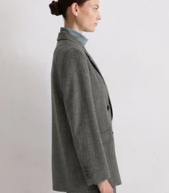 DAMES Marc O'Polo Rechte krijtstreep blazer