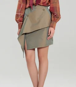 DAMES Smart & Joy Rechte rok met afneembaar voorpand