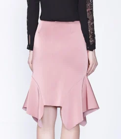 Hot Rechte rok met uitlopende zijkanten DAMES Rokken
