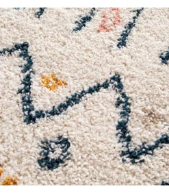 Oviala Rechthoekig hoogpolig vloerkleed met etnisch patroon 120x170 cm