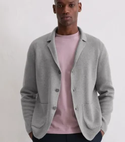 Sale Regular gebreid jack Heren Truien & Cardigans