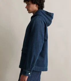 Discount Regular spijkerjas met capuchon Heren Jassen