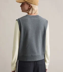 DAMES Marc O’Polo DENIM Regular sweat-trui in college-stijl