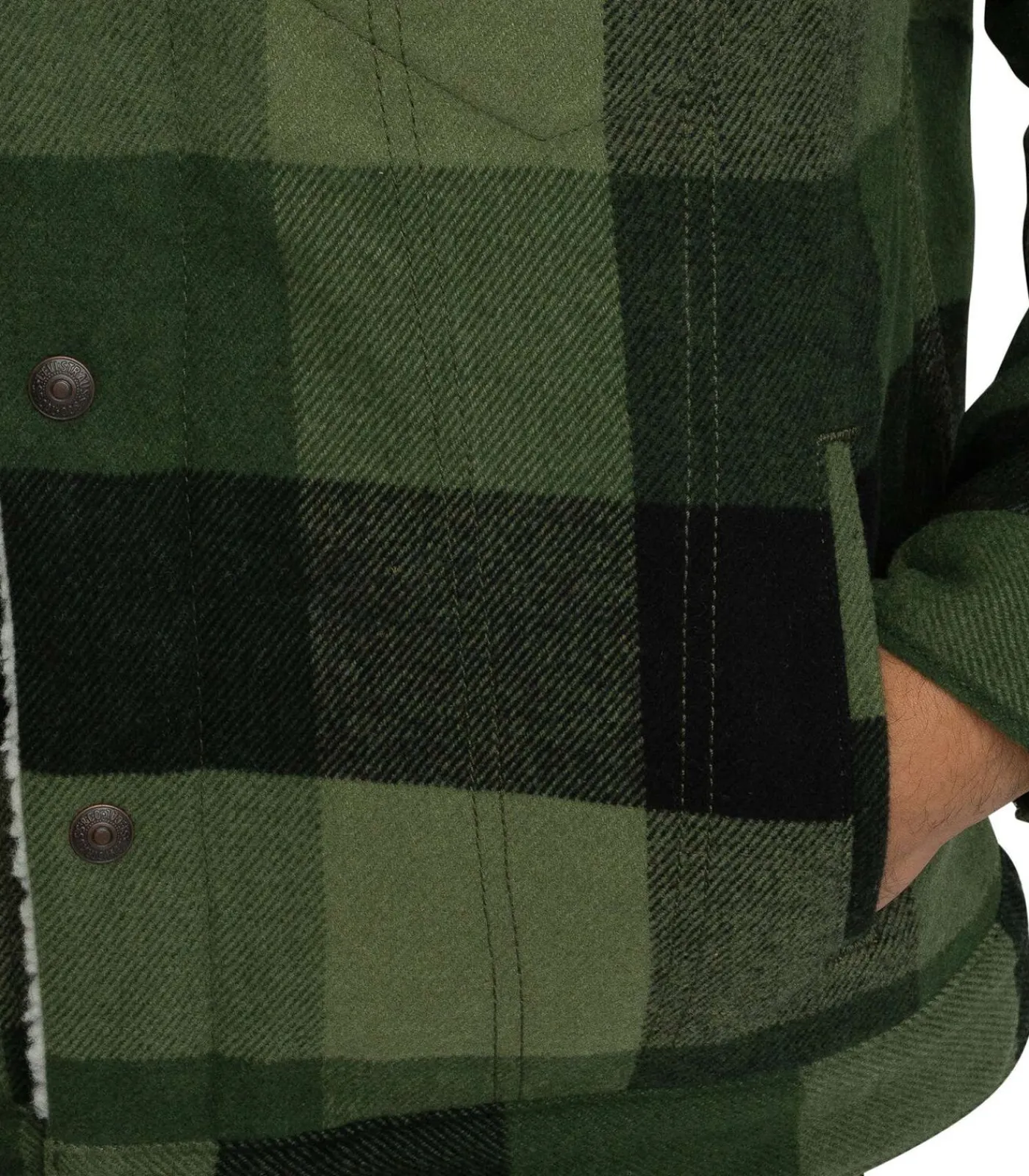 Clearance Relaxed Fit Geruit Jasje Heren Jassen