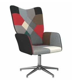 New Relaxstoel patchwork stof Zetels