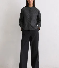 Discount Relaxte chambray blouse DAMES Overhemden & Blouses