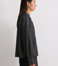 Discount Relaxte chambray blouse DAMES Overhemden & Blouses