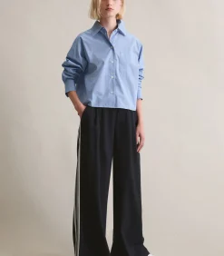 DAMES Marc O’Polo DENIM Relaxte cropped geruite blouse