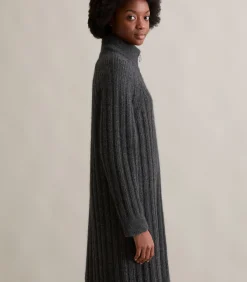 Sale Relaxte gebreide jurk DAMES Jurken