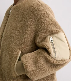 Outlet Relaxte teddy blouson DAMES Jassen