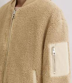 DAMES Marc O’Polo DENIM Relaxte teddyjas in blousonstijl