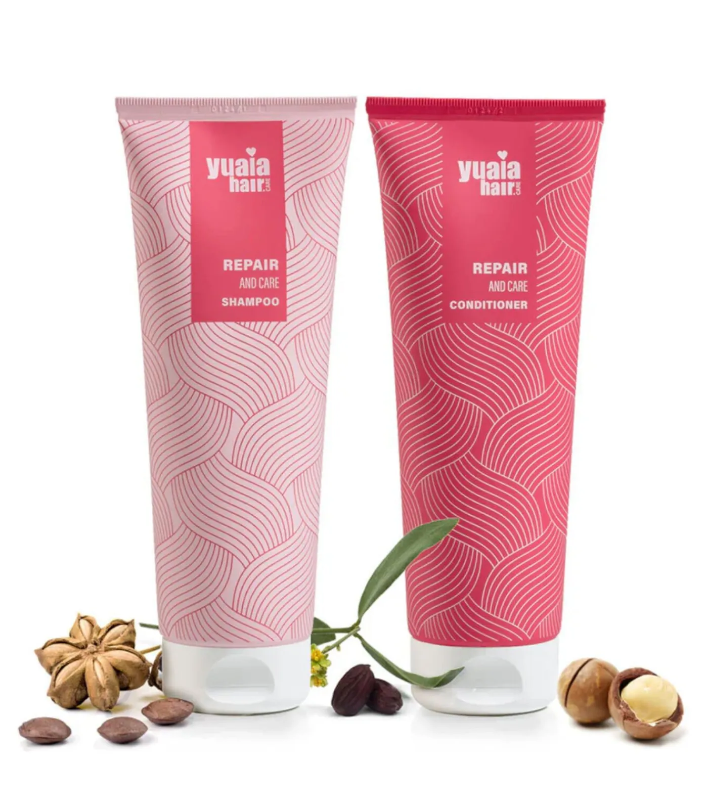 Yuaia Haircare Repair and Care Shampoo en Conditioner 250 ml - sulfaatvrij en siliconenvrij