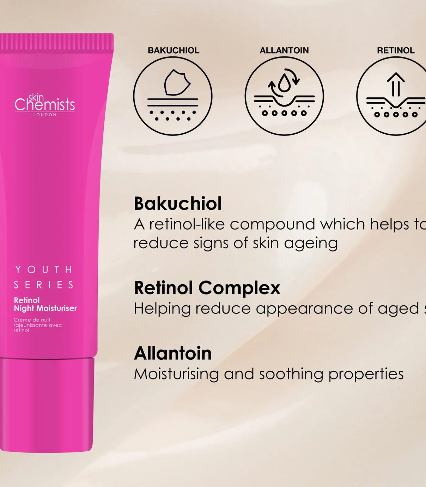 Hot Retinol Crème & Verzachtende Kit + Gratis Retinol Masker 50ml Gezicht Sets