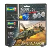 Clearance modelbouw AH-64A Apache helikopter set inclusief verf en lijm Kinderen Speelgoed