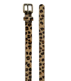 DAMES Fortex Riem 2 cm Made in Belgium Luipaard