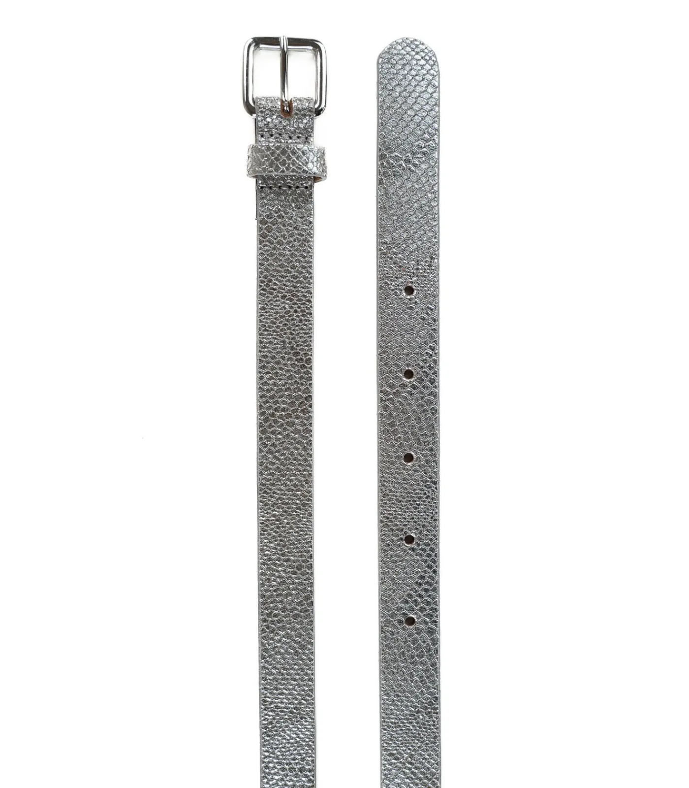 DAMES Fortex Riem 2 cm Made in Belgium Zilver