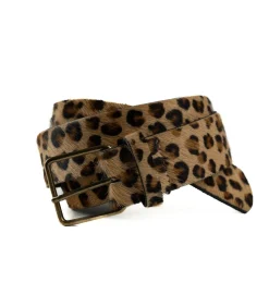 DAMES Fortex Riem 3.5 cm Made in Belgium Luipaard