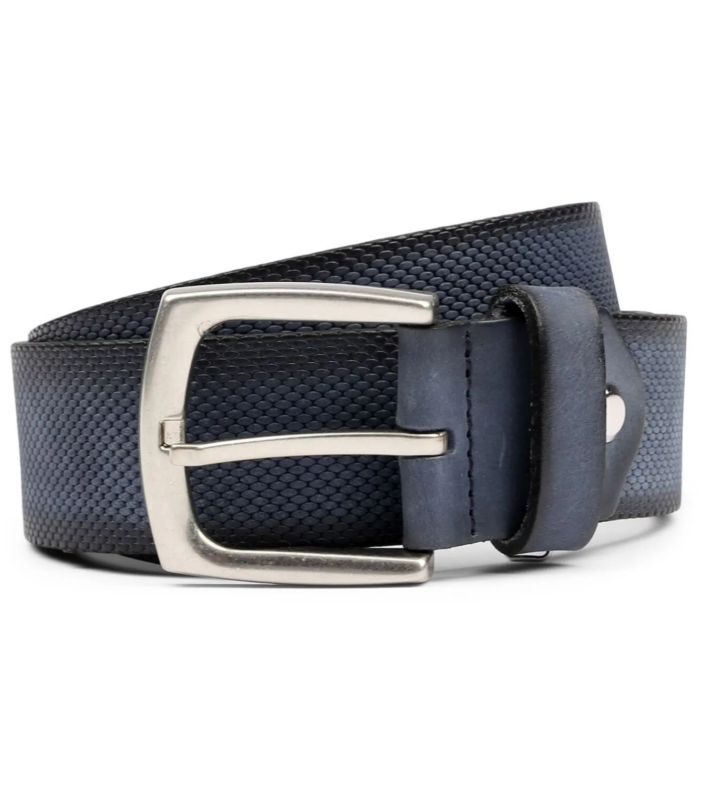 Heren Suitable Riem Leer Blauw