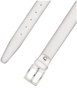 Heren Suitable Riem Structuur Leer Wit