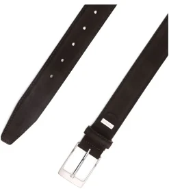 New Riem Suede Donkerbruin Heren Riemen