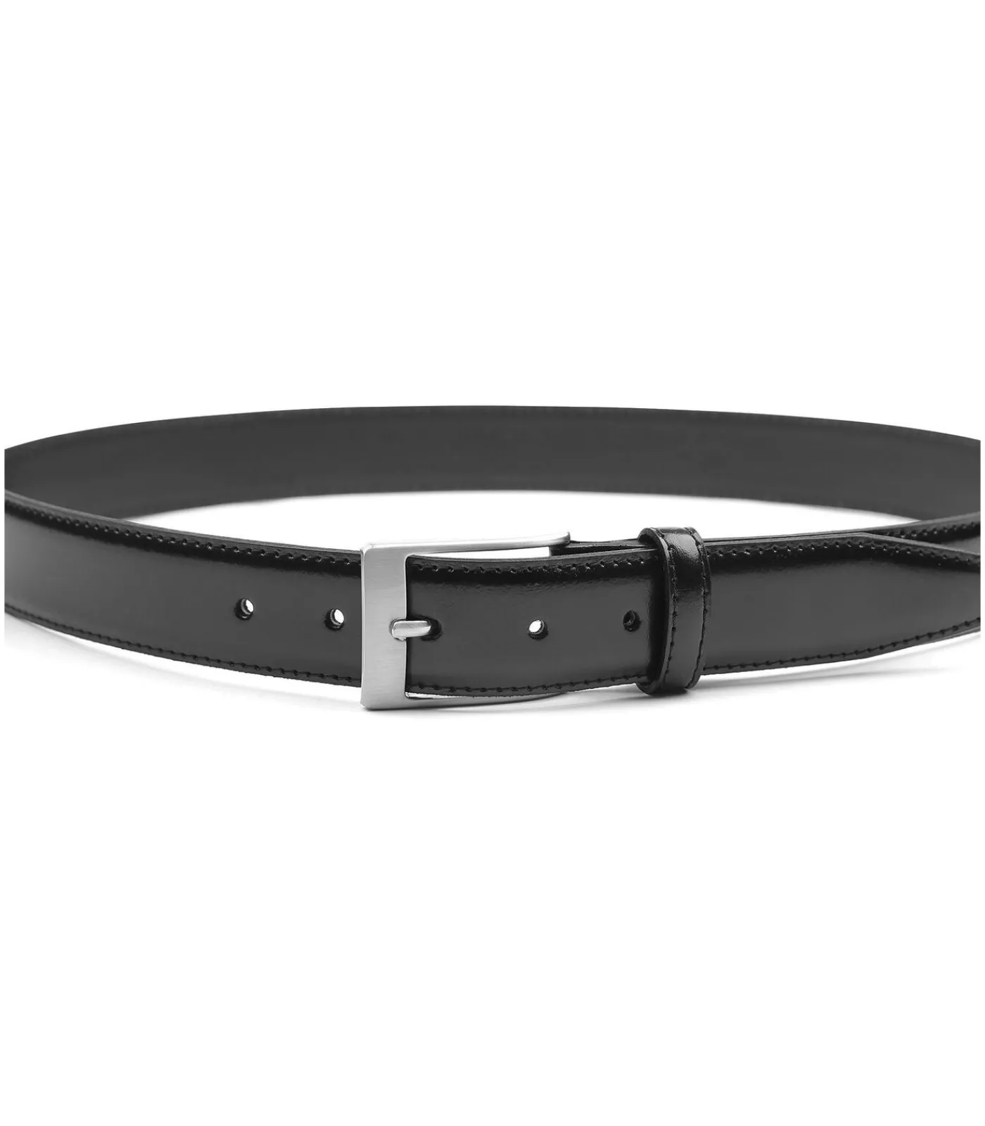 Heren Suitable Riem Zwart Leer 010