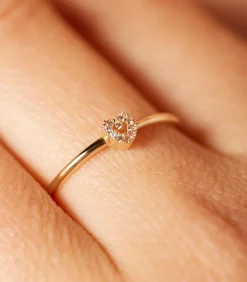 DAMES Lucardi Ring 14 Karaat Goud